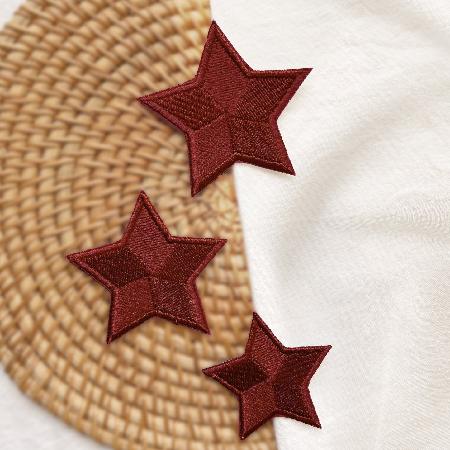 RED Star Embroidery Patch