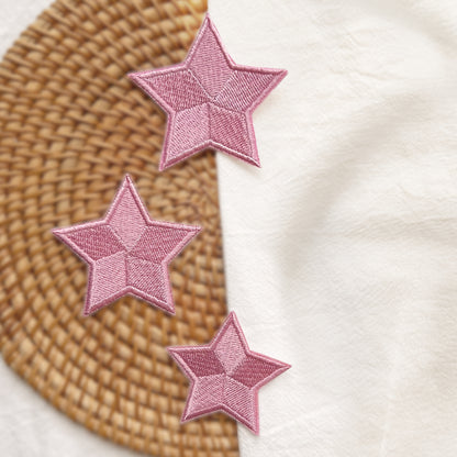 LOVER Pink Star Embroidery Patch Taylor Version