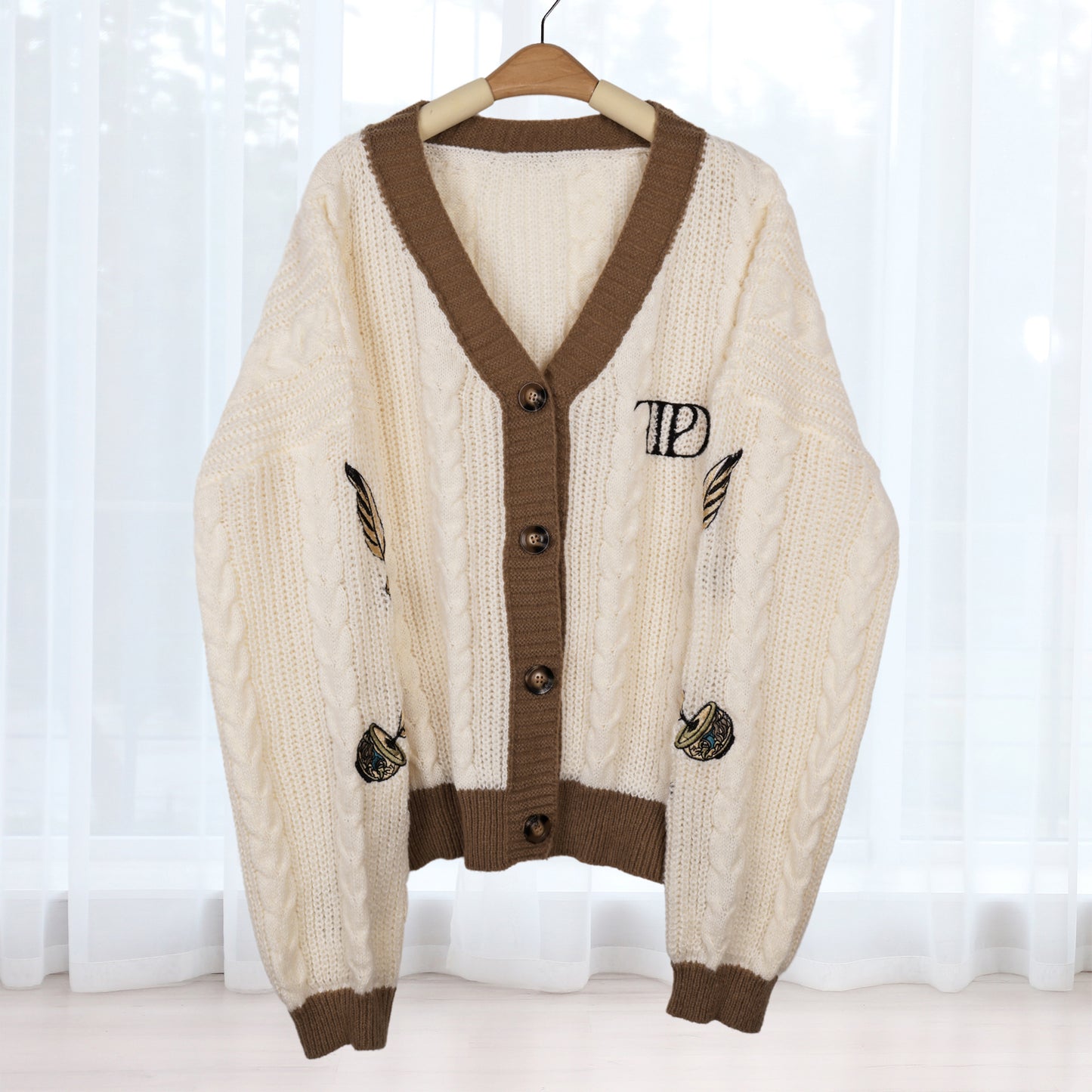 Taylor Swift TTPD Folklore Christmas Cardigan