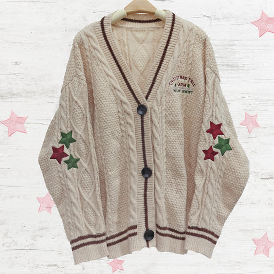 Christmas Farm Cardigan Taylor Swift Christmas Cardigan