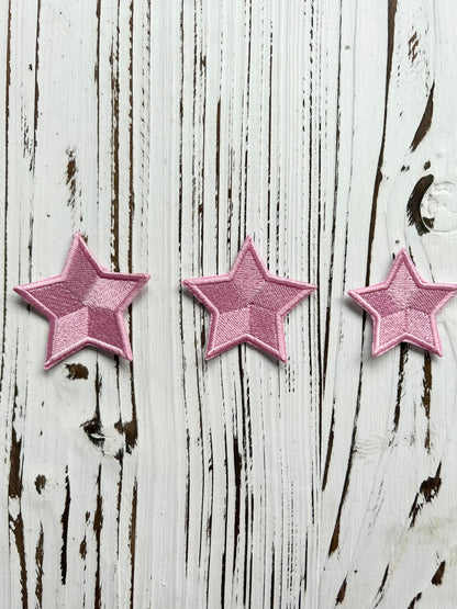 LOVER Pink Star Embroidery Patch Taylor Version