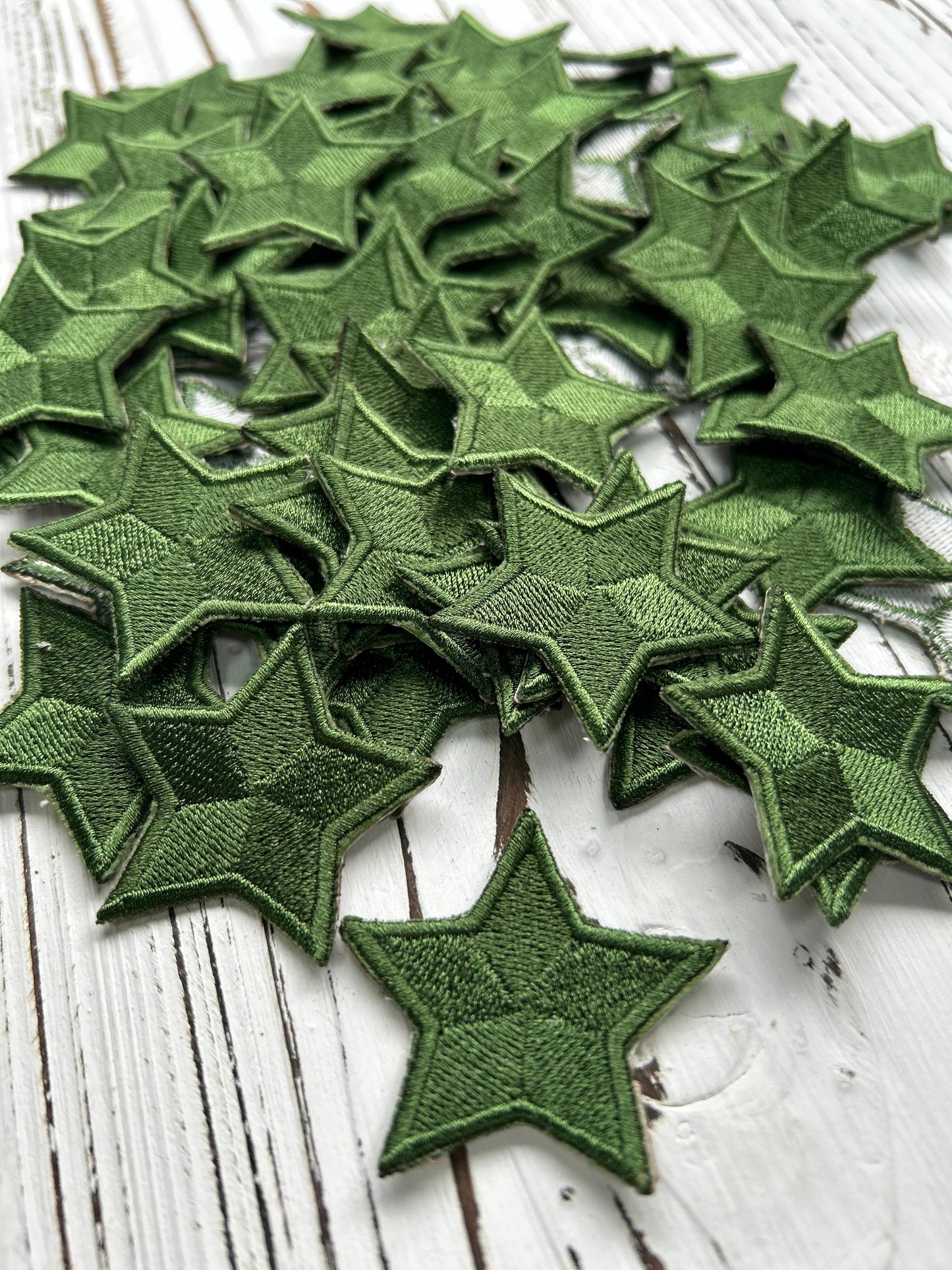 Evermore Green Star Embroidery Patch Taylor Version