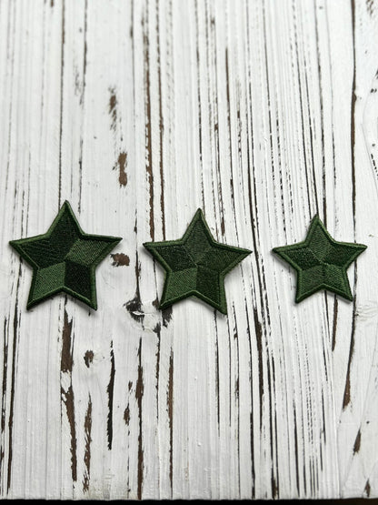 Evermore Green Star Embroidery Patch Taylor Version