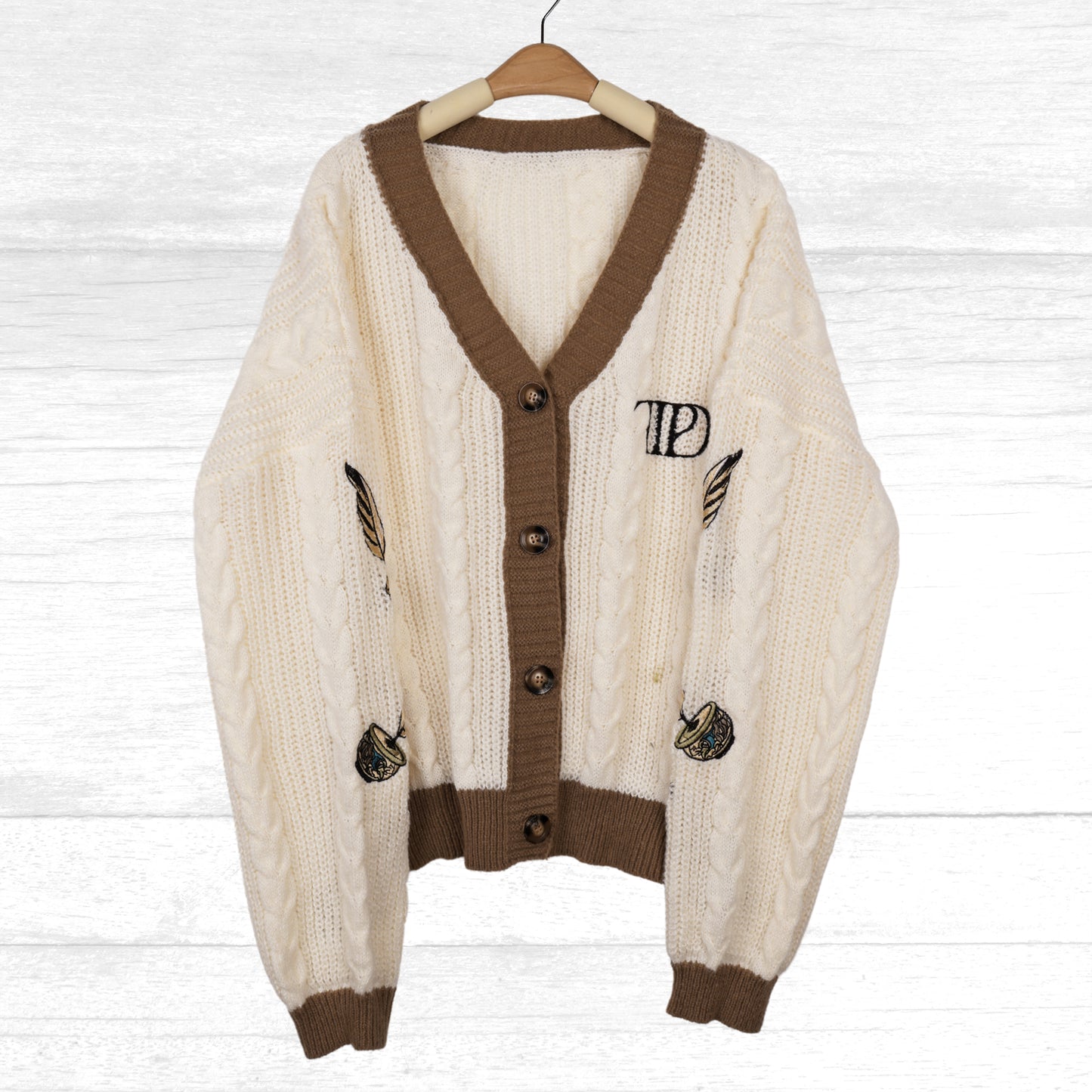 Taylor Swift TTPD Folklore Christmas Cardigan