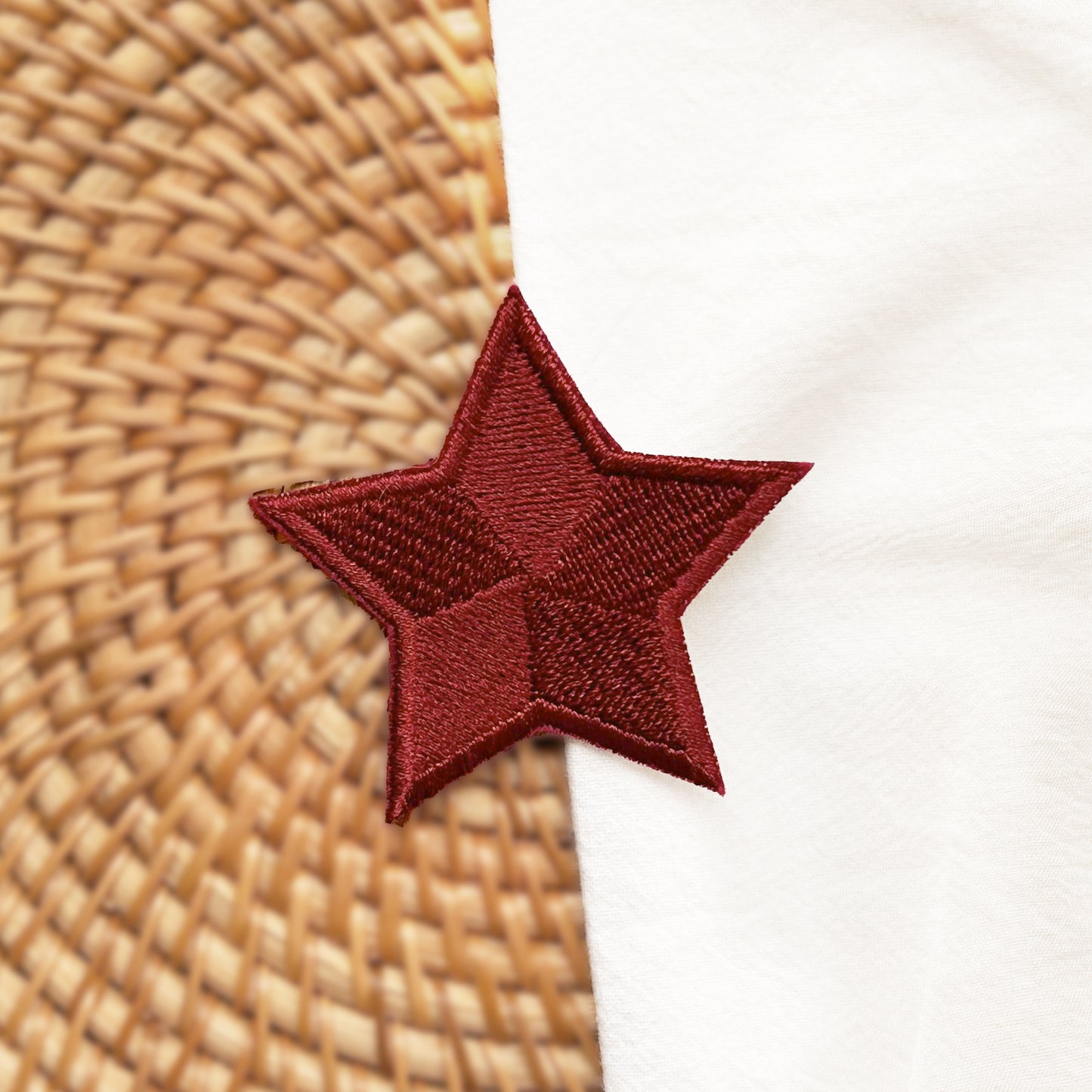 RED Star Embroidery Patch Taylor Version