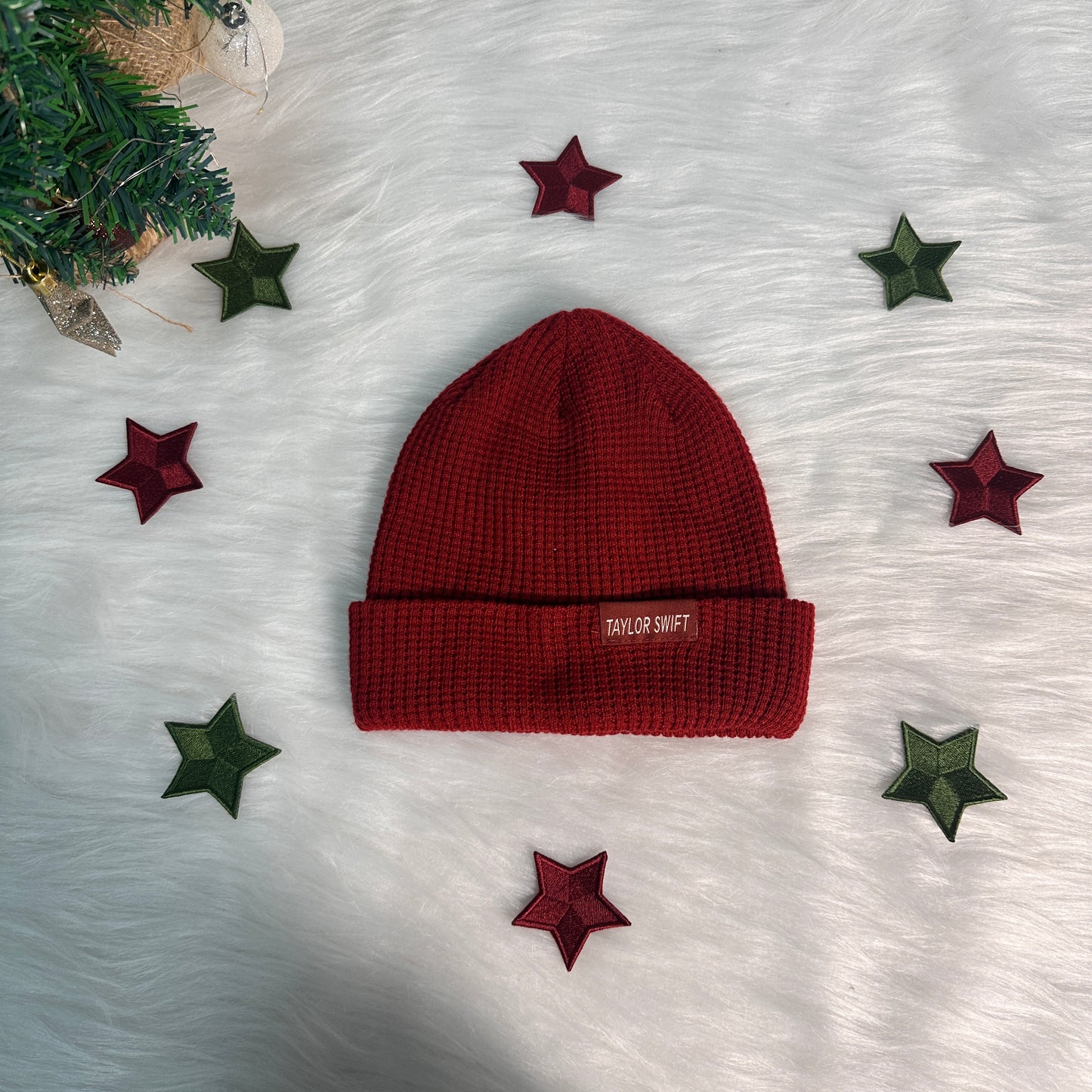 All Too Well RED Knitted Beanie