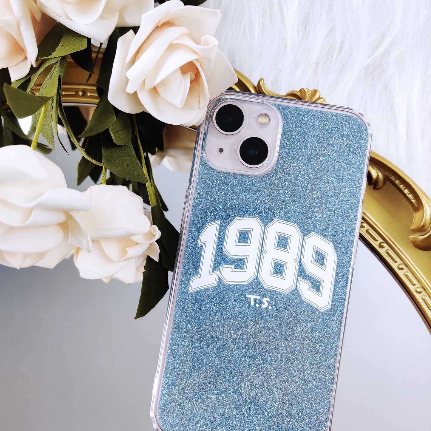 Custom Swiftie Glitter Clear iPhone Case