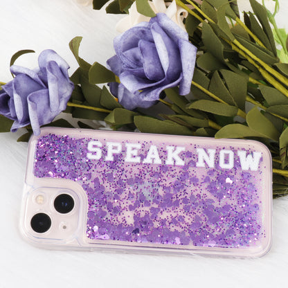 Custom Swiftie Glitter Liquid Quicksand iPhone Case