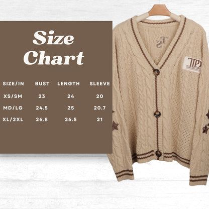 Taylor TTPD Album Inspire Embroidery Cardigan