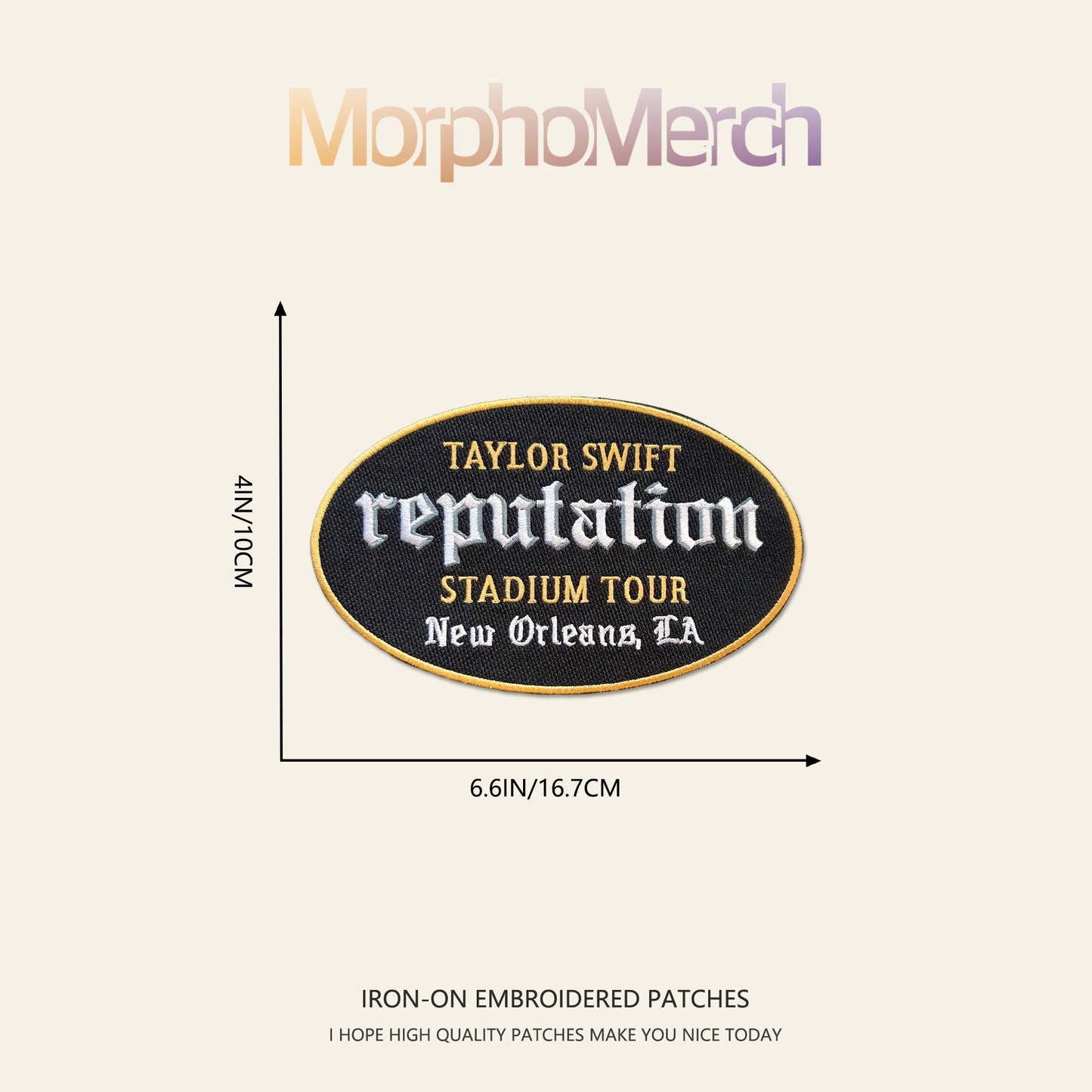 Reputation TS Inspried Embroidery Patch