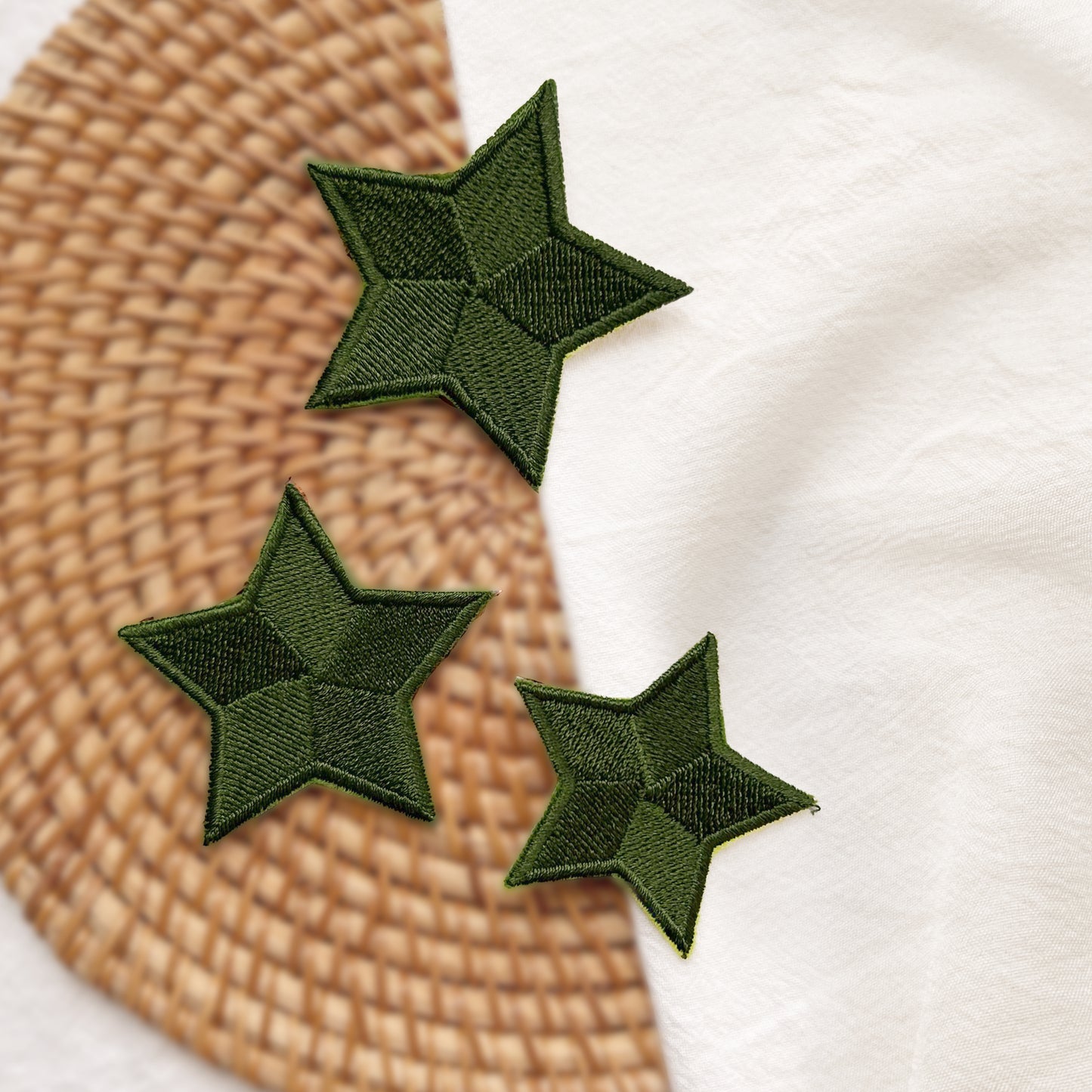 Evermore Green Star Embroidery Patch Taylor Version