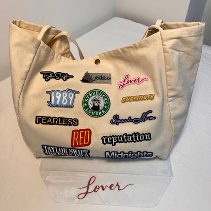 Custom Large Capacity Swiftie Canvas Bag