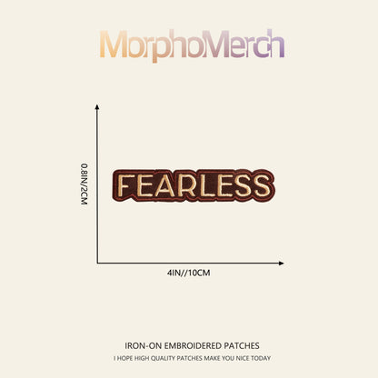 FEARLESS Key Inspried Embroidery Patch