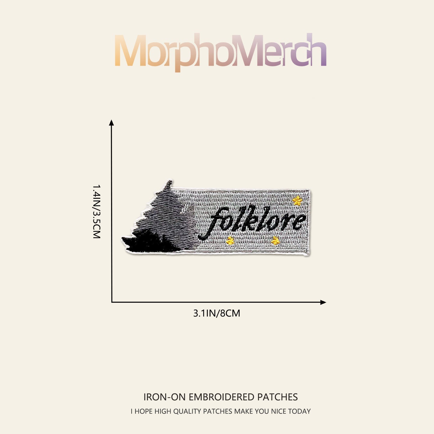 Folklore Inspried Embroidery Patch