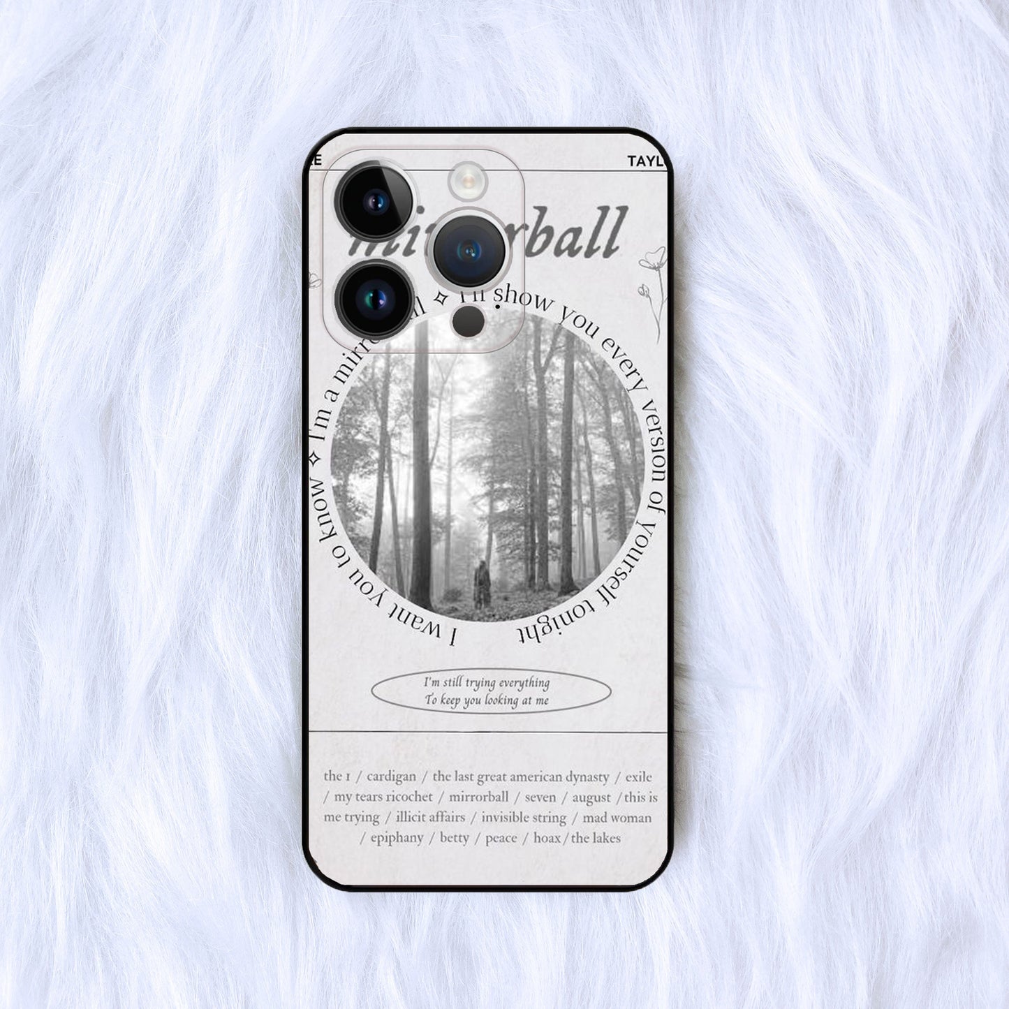 Folklore & Evermore Inspired iPhone Case