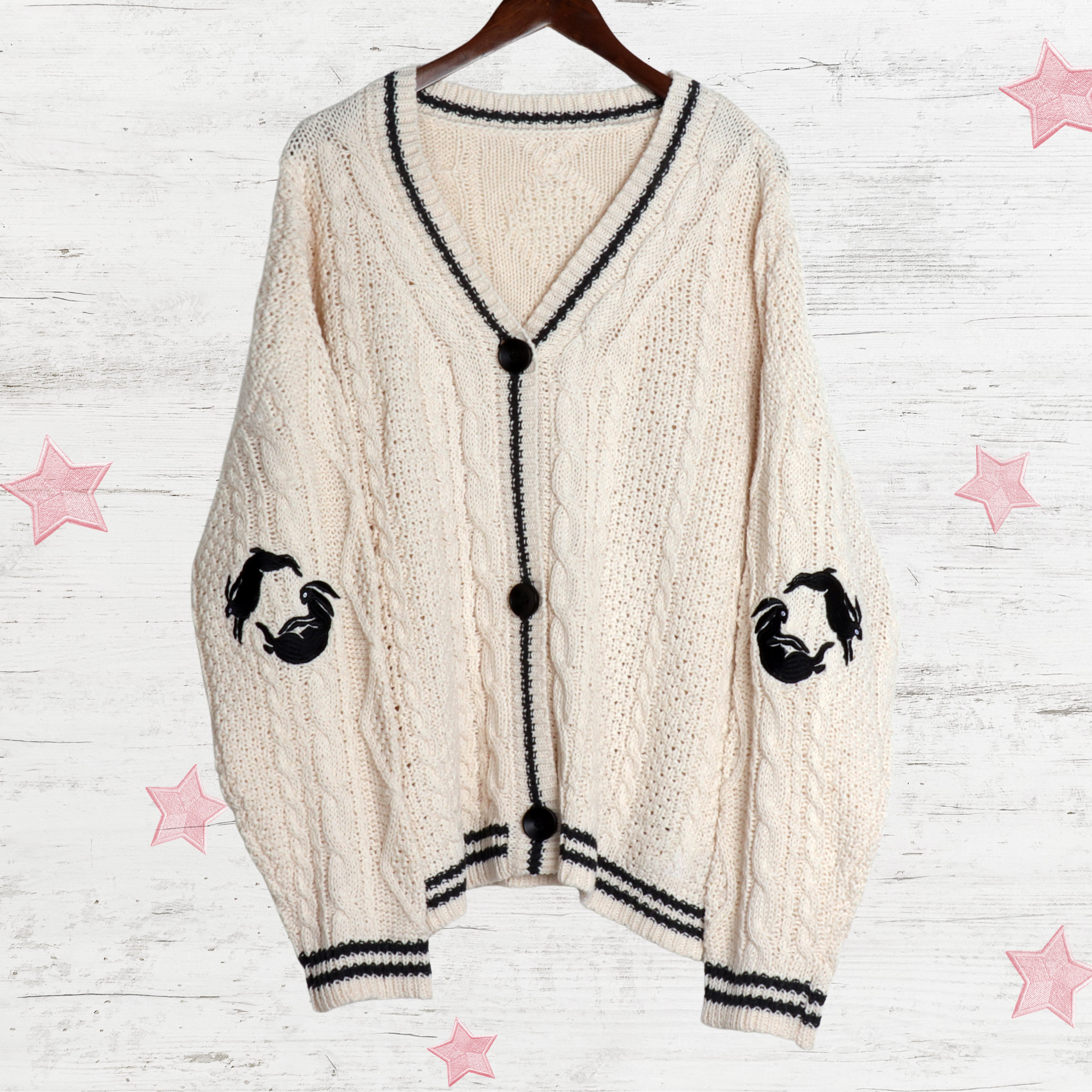 Rabbit cardigan best sale