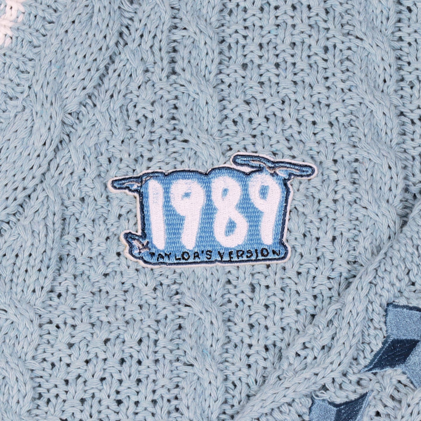 Stars Embroidery 1989 Blue Cardigan Taylor Version