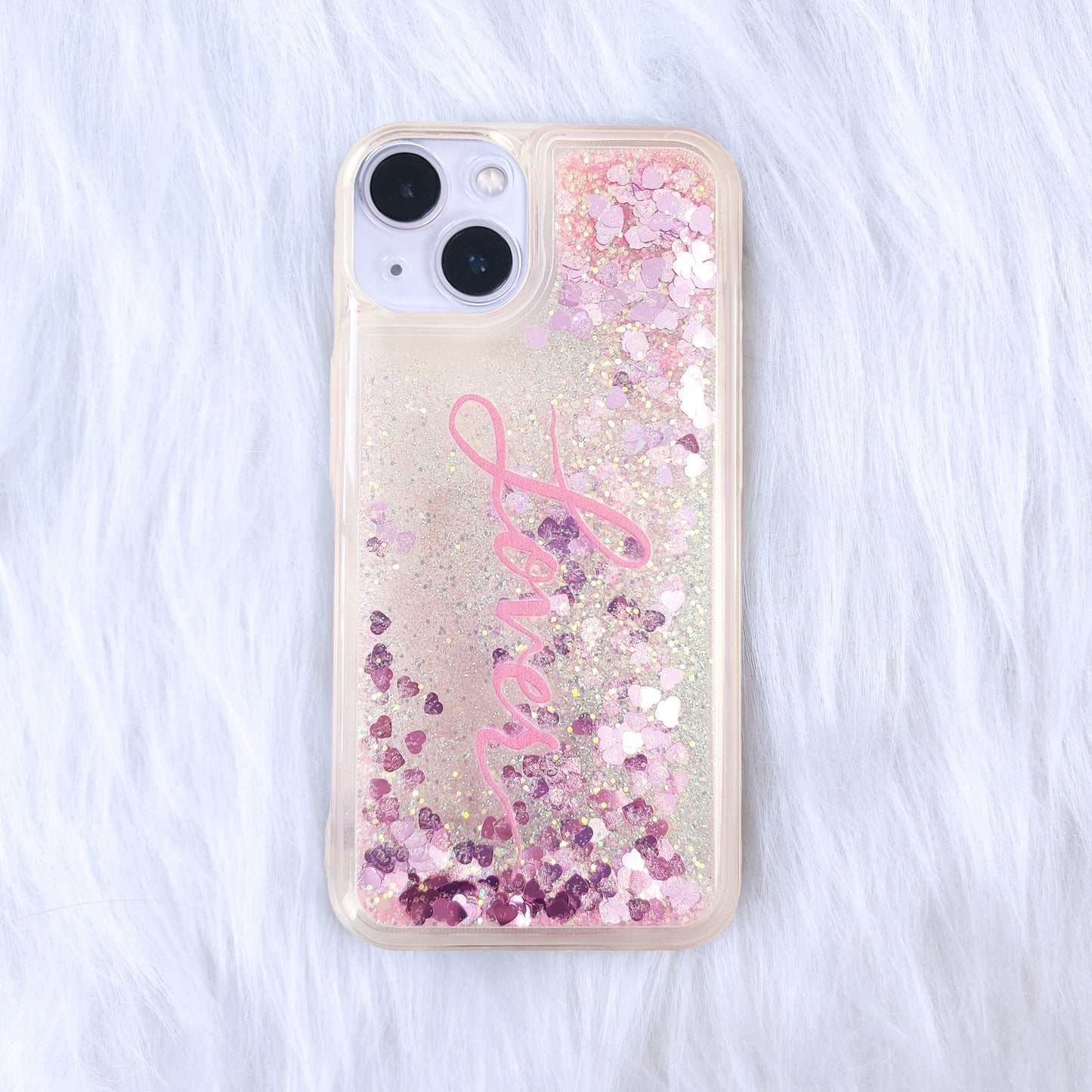 Custom Swiftie Glitter Liquid Quicksand iPhone Case