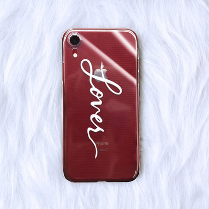 Lover Inspired Clear iPhone Case