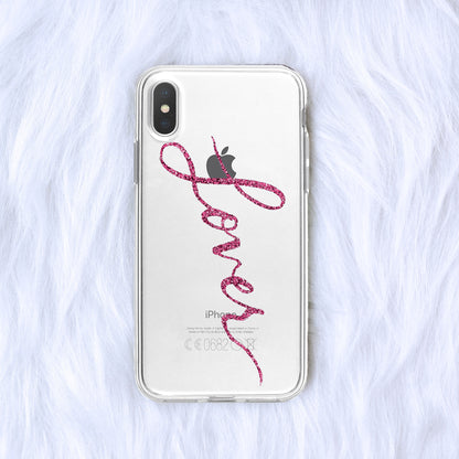 Lover Inspired Clear iPhone Case