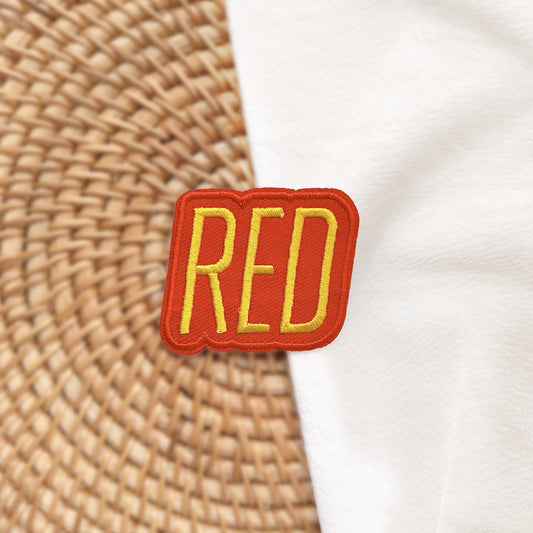 RED Inspired Embroidery Patch Taylor Version