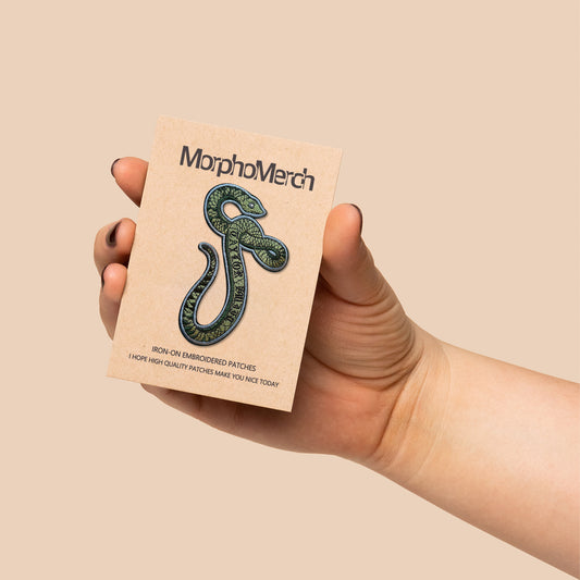 REP Green Snake Inspried Embroidery Patch