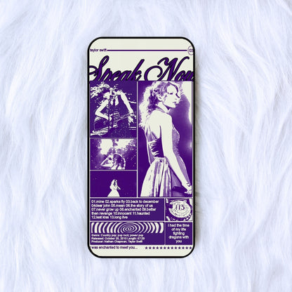 Speak Now Inspired iPhone Case